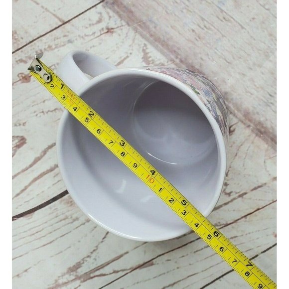 Prima Design Violet Women Silhouette Floral Hairpiece Graphic Design 4"x4" Mug - Picture 11 of 12